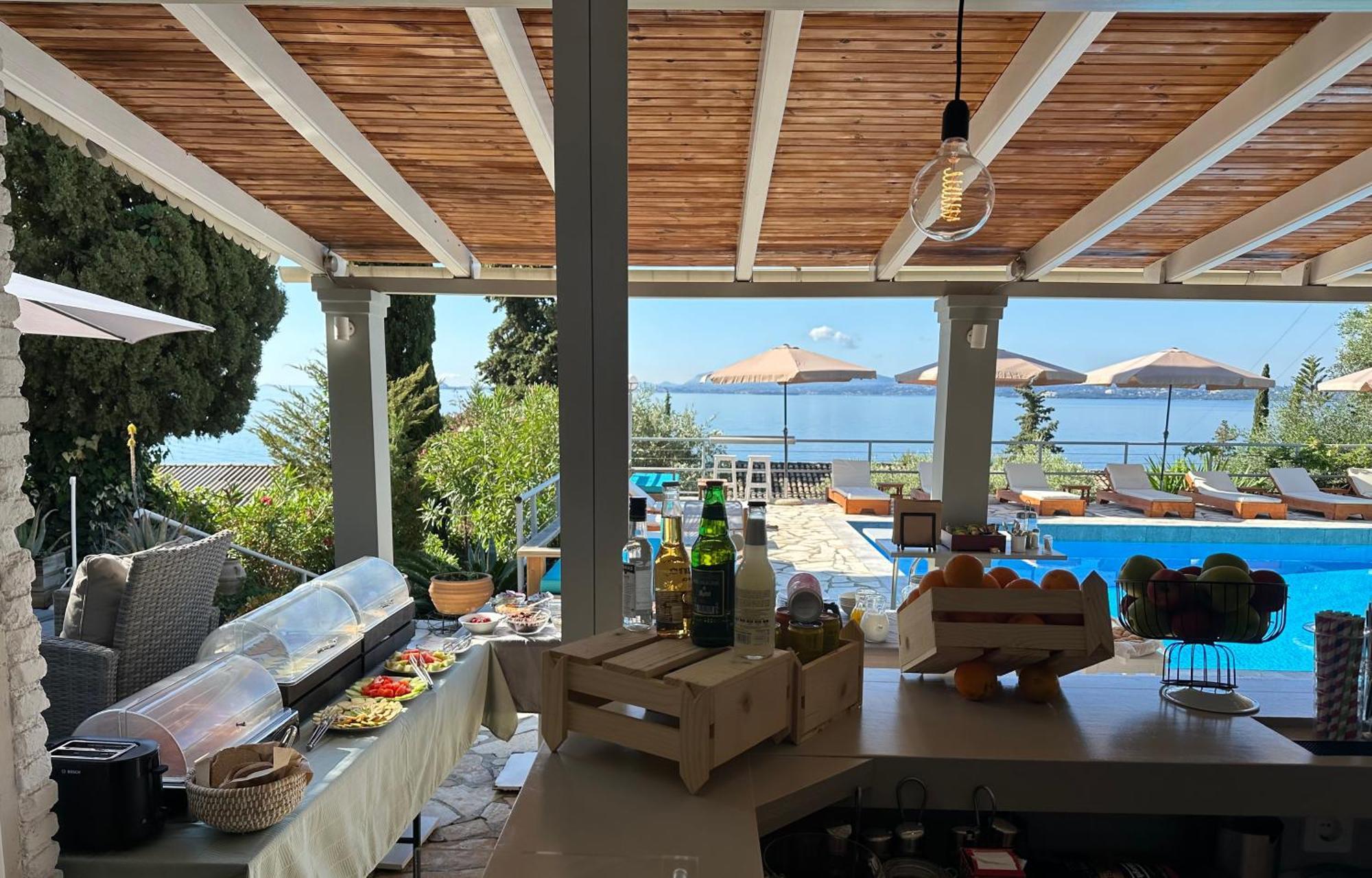 Hotel Odeon B&B Barbati Bagian luar foto